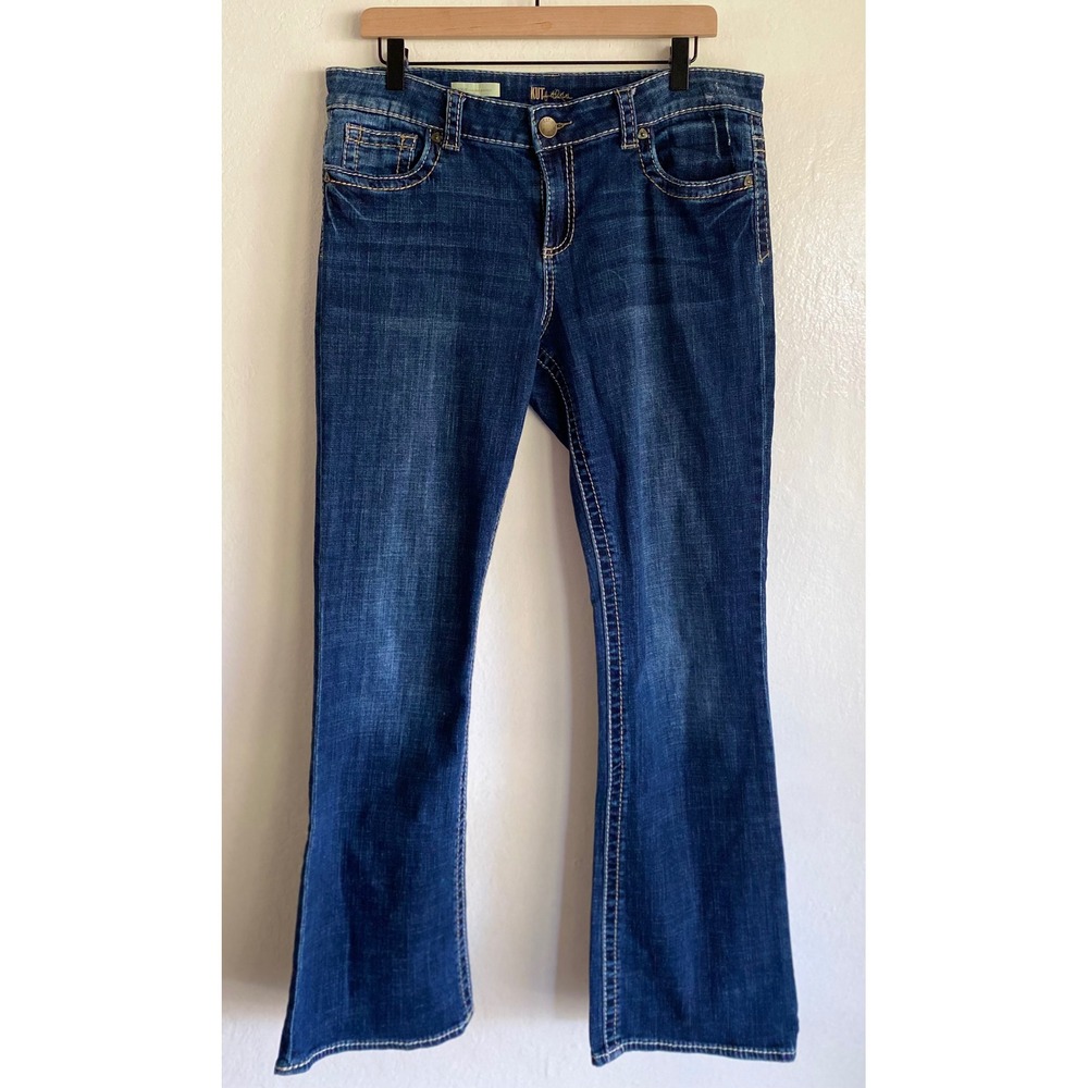Kut from the Kloth Women's Boot Cut Jeans - Dark Blue - Picture 3 of 13
